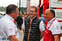 Zak Brown, Andreas Seidl, Frederic Vasseur, Hockenheimring, 2019
