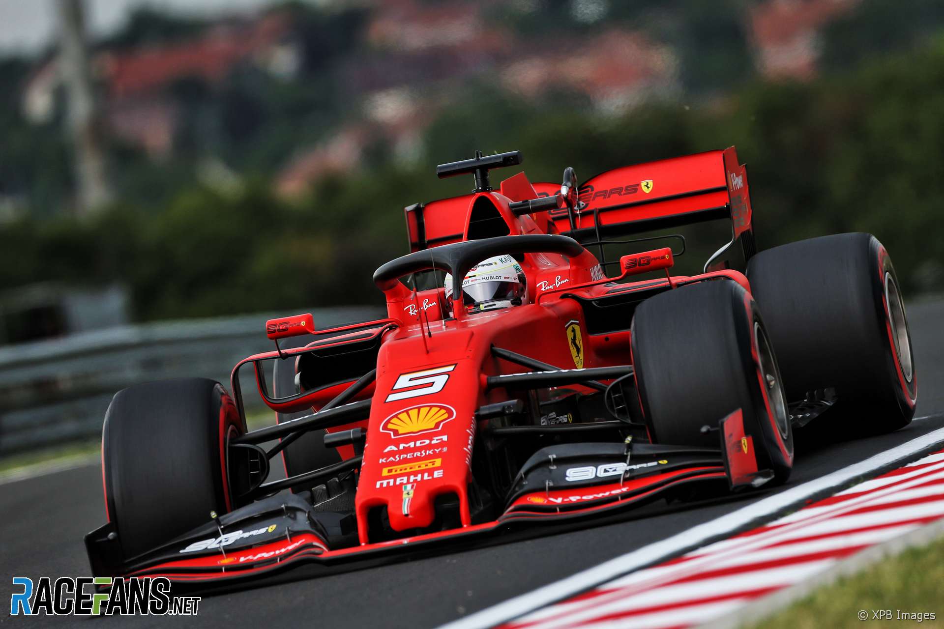 Sebastian Vettel, Ferrari, Hungaroring, 2019