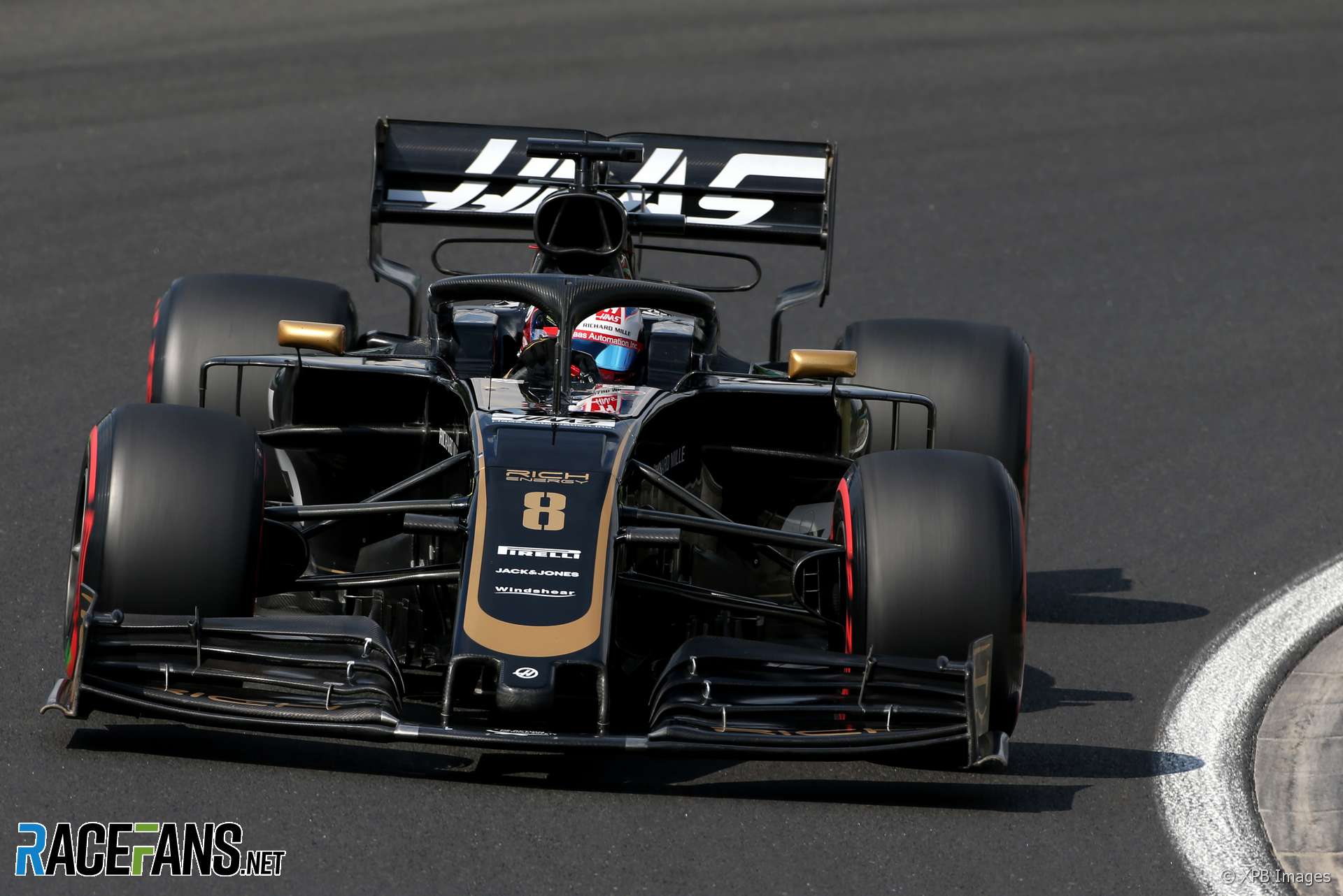 Romain Grosjean, Haas, Hungaroring, 2019