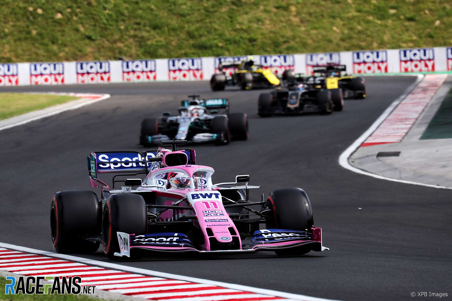Sergio Perez, Racing Point, Hungaroring, 2019