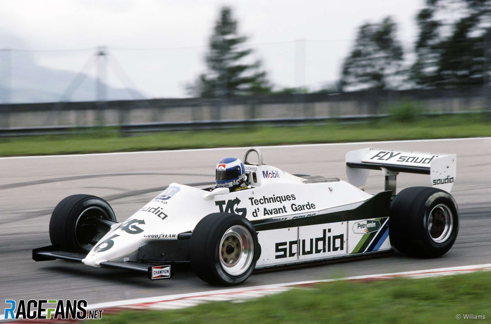 Keke Rosberg, Williams, Jacarepagua, 1982