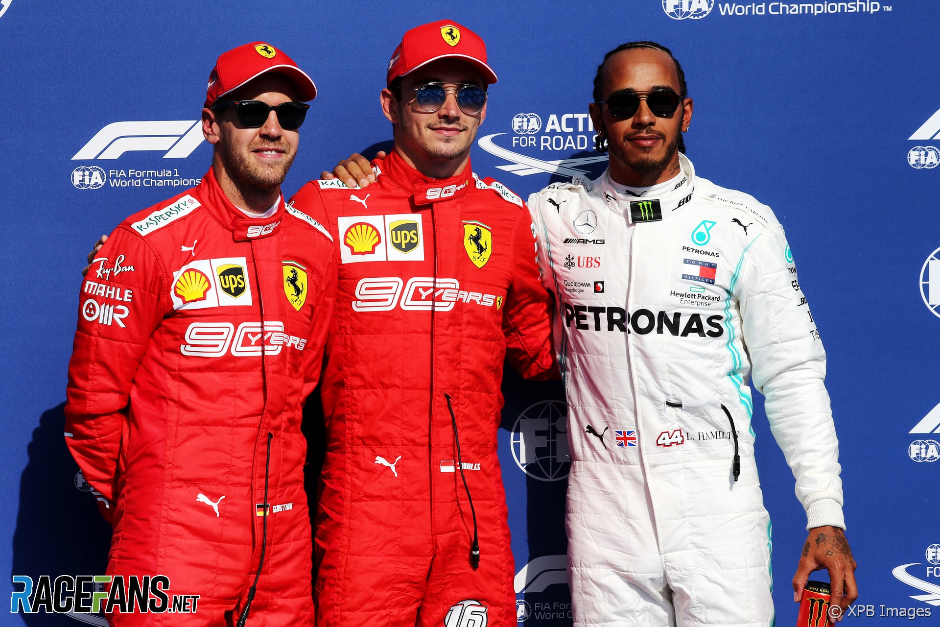 Sebastian Vettel, Charles Leclerc, Lewis Hamilton, Spa-Francorchamps, 2019
