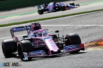Perez avoids penalty for “hard racing” last-lap move on Albon