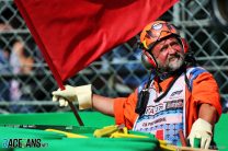 Marshal with red flag, Monza, 2019