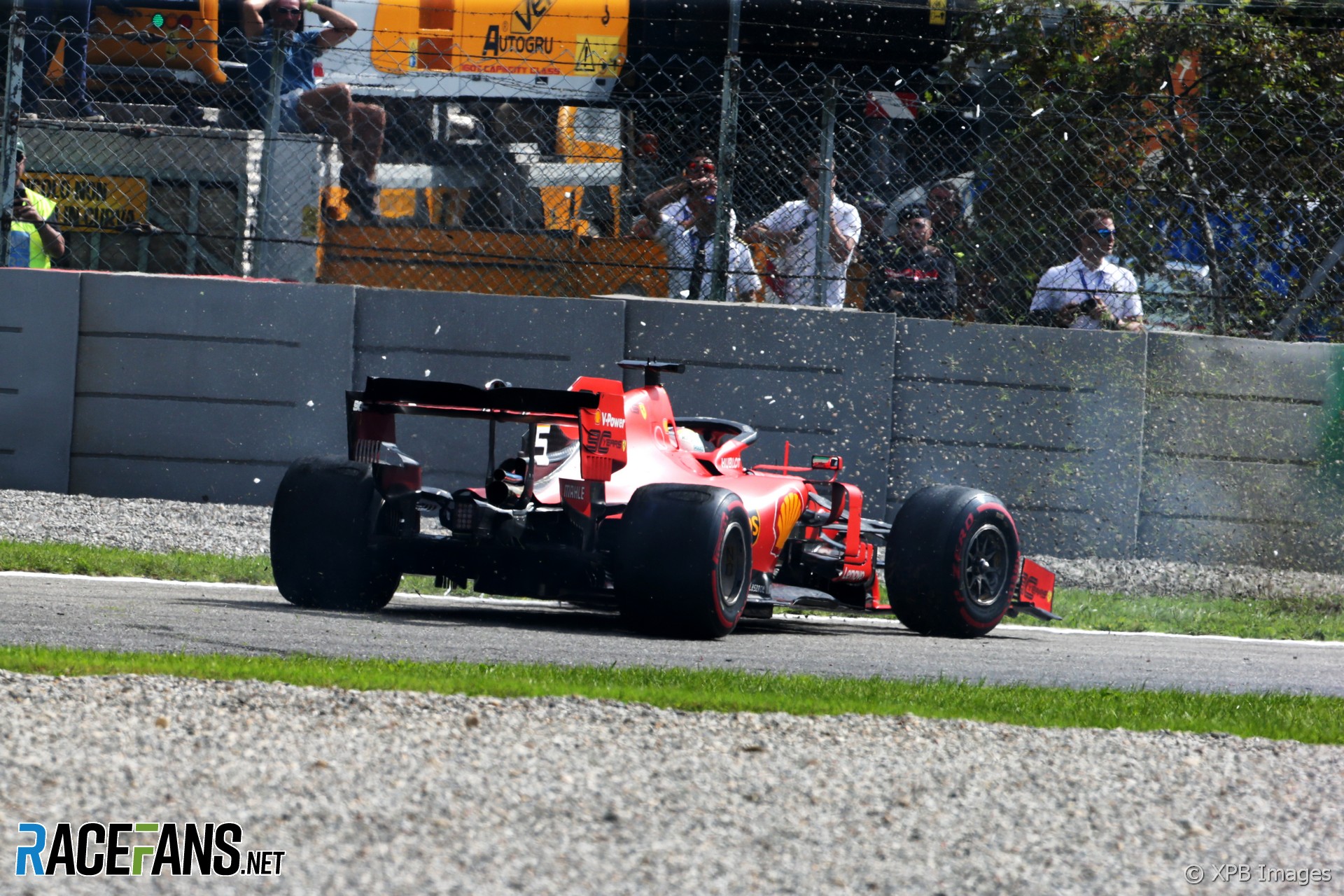 Sebastian Vettel, Ferrari, Monza, 2019