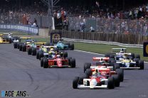 Start, Silverstone, 1990