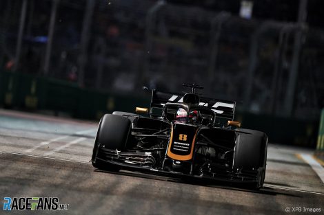 Romain Grosjean, Haas, Singapore, 2019
