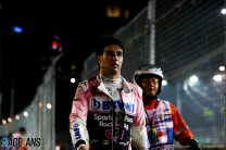 Sergio Perez, Racing Point, Singapore, 2019
