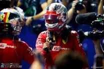 Charles Leclerc, Sebastian Vettel, Ferrari, Singapore, 2019