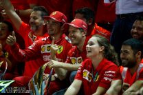 Charles Leclerc, Sebastian Vettel, Ferrari, Singapore, 2019