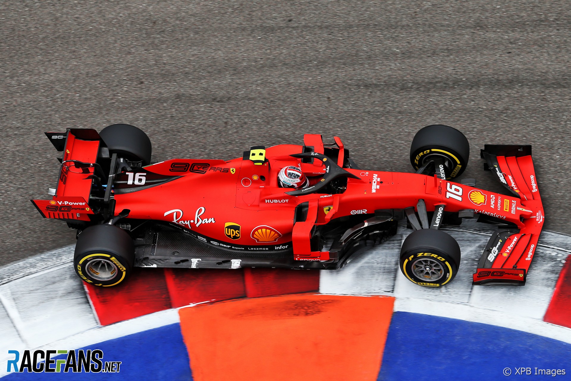 Charles Leclerc, Ferrari, Sochi Autodrom, 2019 · RaceFans