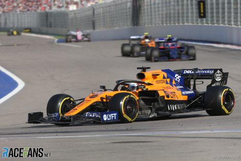 Carlos Sainz Jnr, McLaren, Sochi Autodrom, 2019