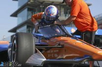 Scott Dixon, Ganassi, IndyCar Aeroscreen test, Indianapolis Motor Speedway, 2019