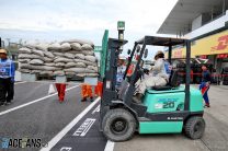 Super Typhoon Hagibis preparations, Suzuka, 2019