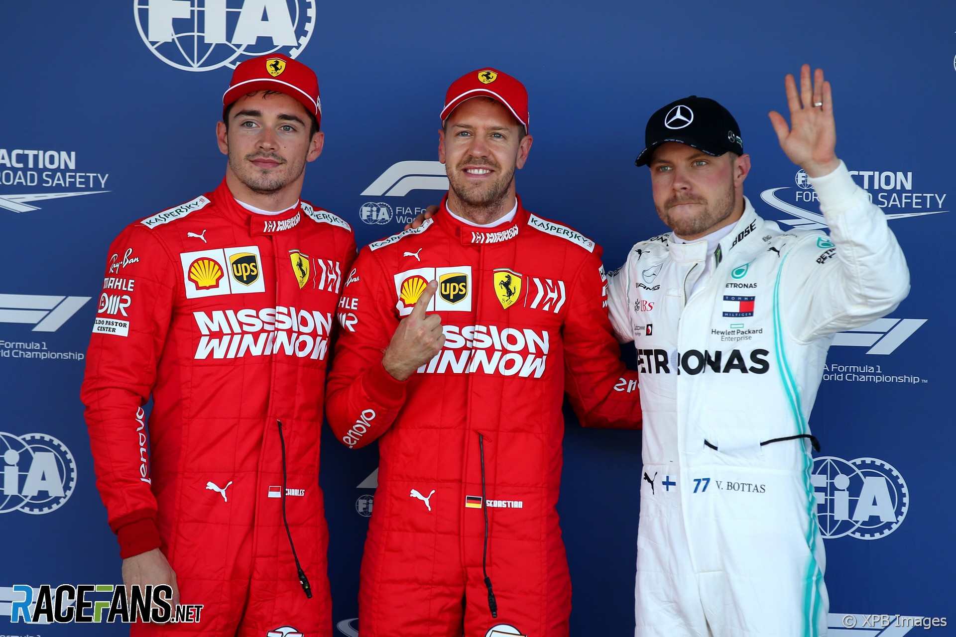 Charles Leclerc, Sebastian Vettel, Valtteri Bottas, Suzuka, 2019