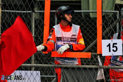 Red flag, Autodromo Hermanos Rodriguez, 2019