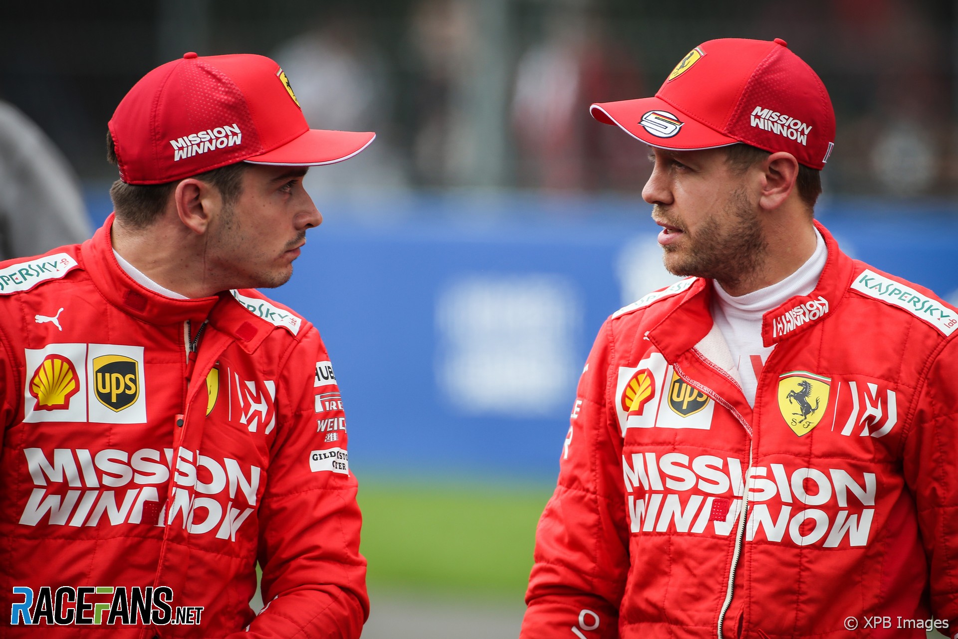 Charles Leclerc, Sebastian Vettel, Ferrari, Autodromo Hermanos Rodriguez, 2019