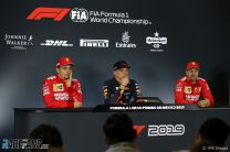 Charles Leclerc, Max Verstappen, Sebastian Vettel, Autodromo Hermanos Rodriguez, 2019