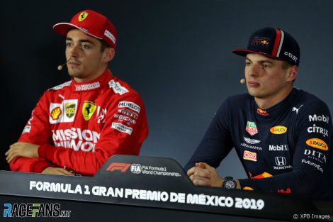 Charles Leclerc, Max Verstappen, Autodromo Hermanos Rodriguez, 2019