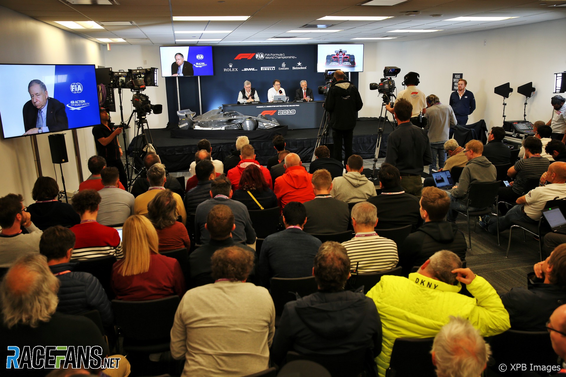 2021 F1 rules press conference, Circuit of the Americas, 2019