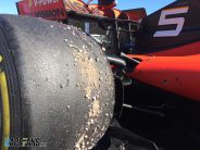 Sebastian Vettel's suspension damage, Ferrari, Circuit of the Americas, 2019