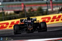 Grosjean was “bloody slow” on the straight due to rear wing problem