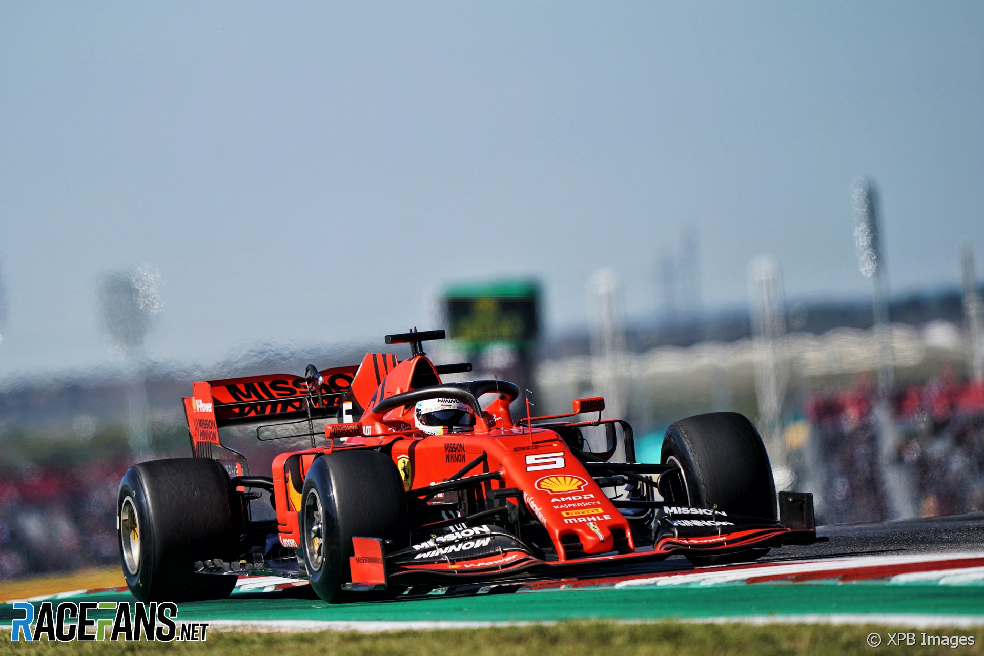 Sebastian Vettel, Ferrari, Circuit of the Americas, 2019