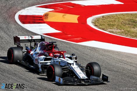 Kimi Raikkonen, Alfa Romeo, Circuit of the Americas, 2019