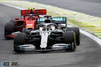 Lewis Hamilton, Charles Leclerc, Interlagos, 2019