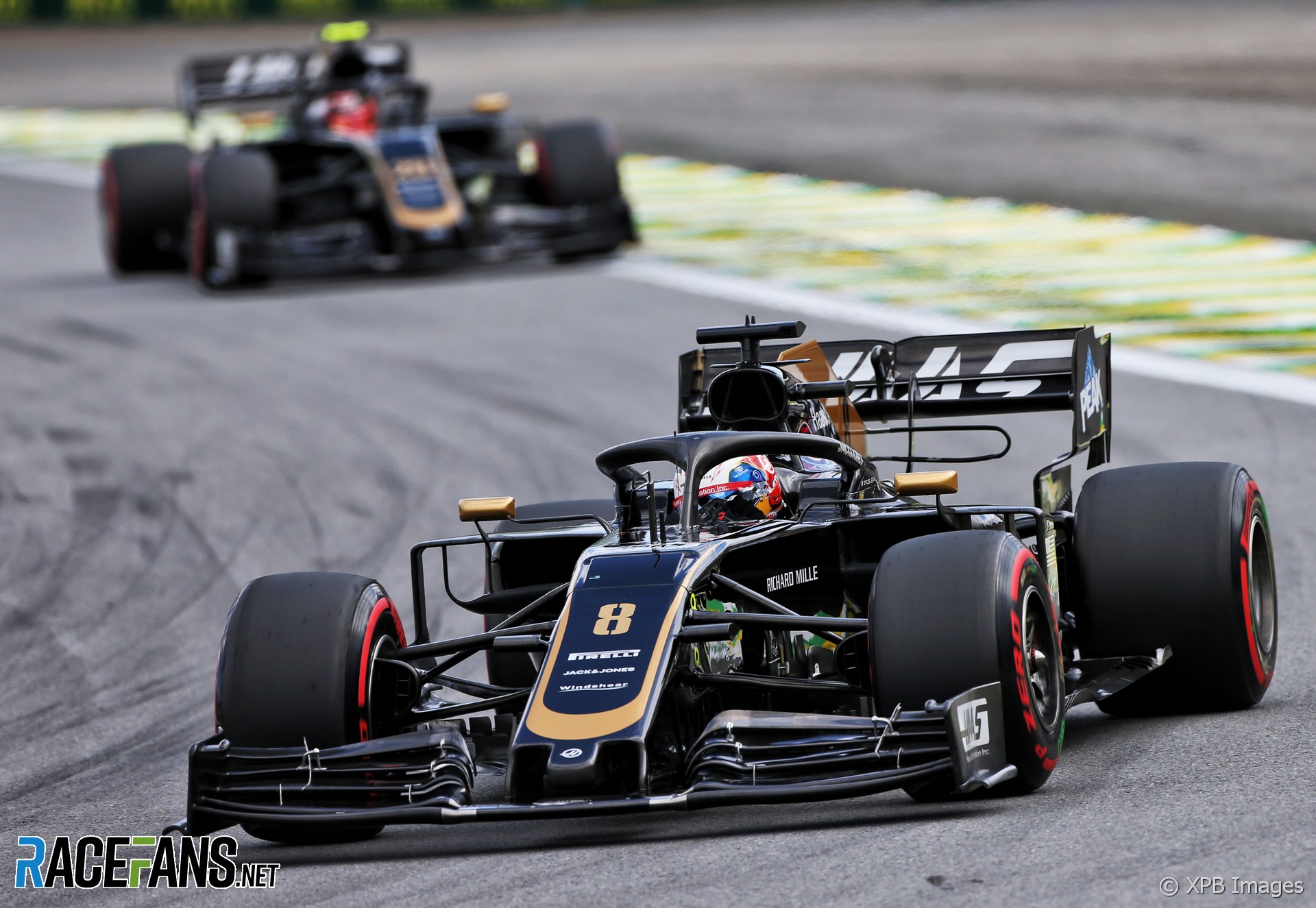 Romain Grosjean, Haas, Interlagos, 2019