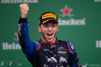 Gasly thought of Hubert when he took first F1 podium in Brazil