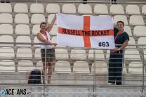 George Russell fans, Yas Marina, 2019