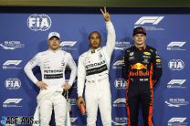 Valtteri Bottas, Lewis Hamilton, Max Verstappen, Yas Marina, 2019
