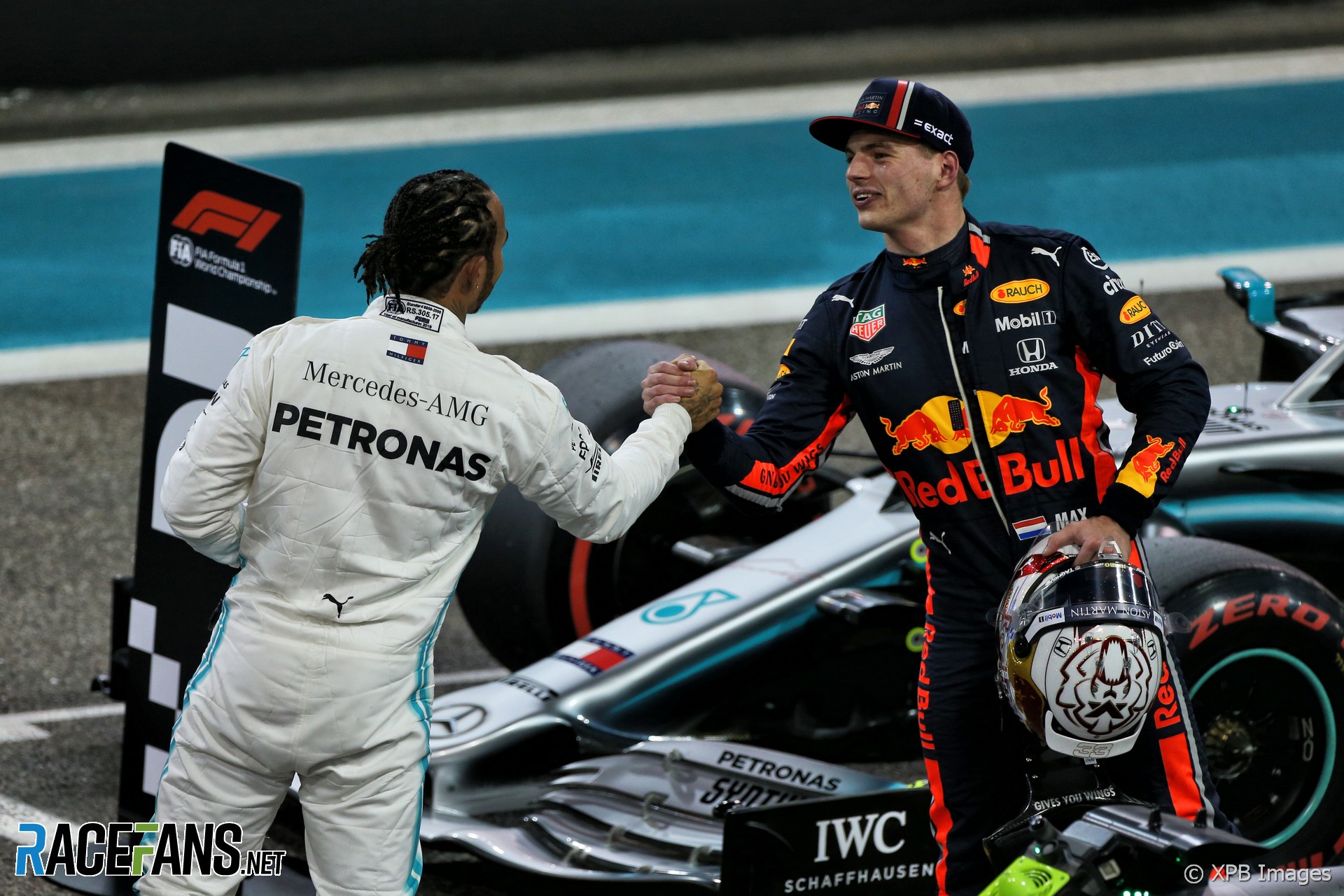 Lewis Hamilton, Max Verstappen, Yas Marina, 2019
