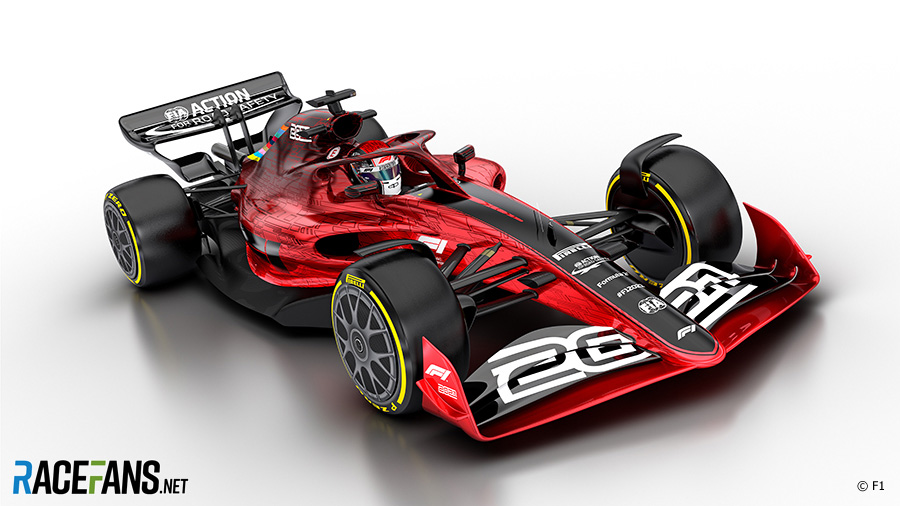 2021 F1 car image