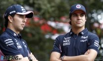 Sergio Perez and Lance Stroll, Racing Point, 2019
