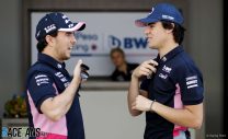 Sergio Perez, Racing Point and Lance Stroll, Racing Point