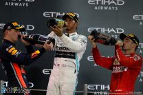 Max Verstappen, Lewis Hamilton, Charles Leclerc, Yas Marina, 2019