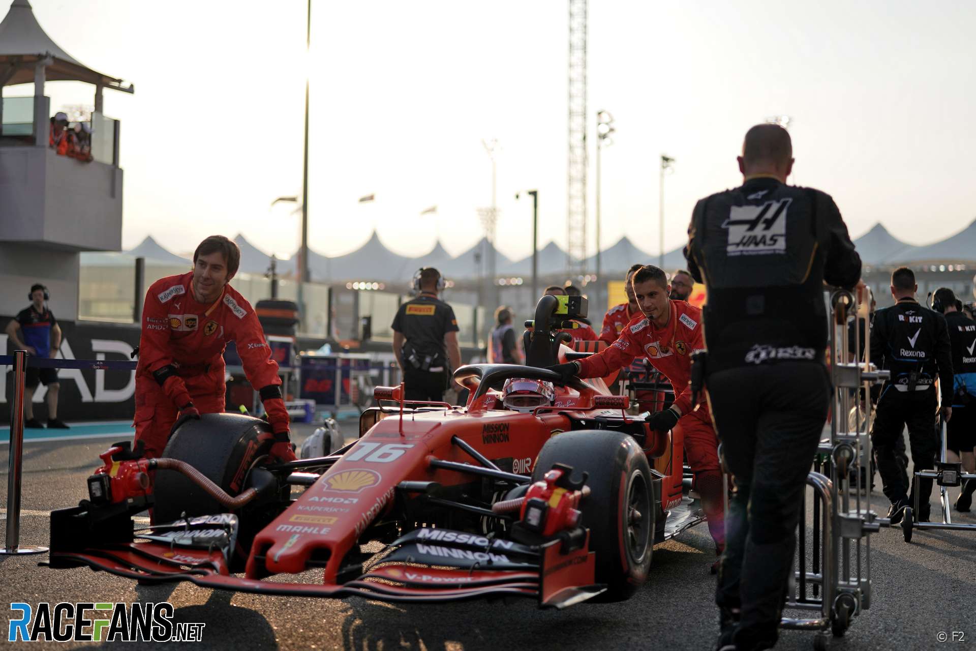 Charles Leclerc, Ferrari, Yas Marina, 2019