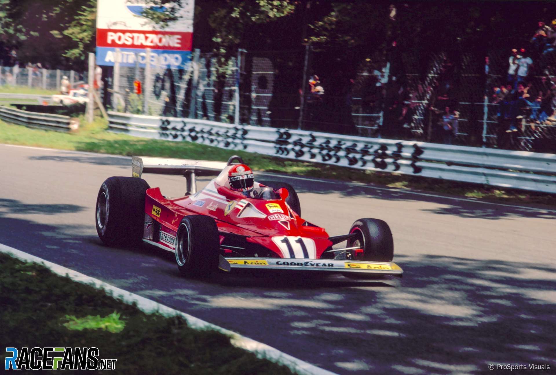 alte Postkarte Niki Lauda 1974 1.Sieg Madrid Jarmara Ferrari Formel 1 Grand Prix