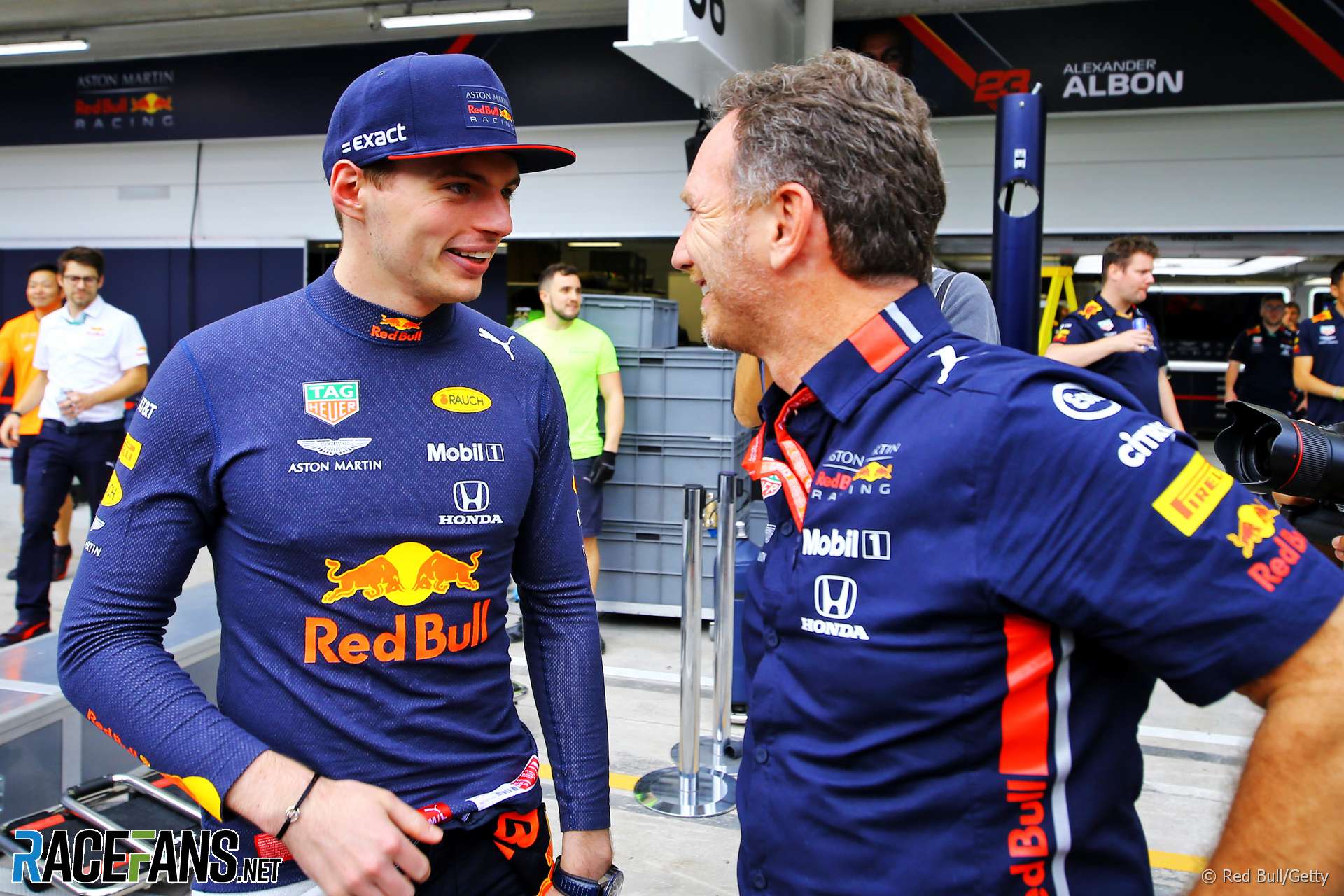 Max Verstappen, Christian Horner, Red Bull, 2019