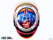 Romain Grosjean helmet, Circuit de Catalunya, 2020