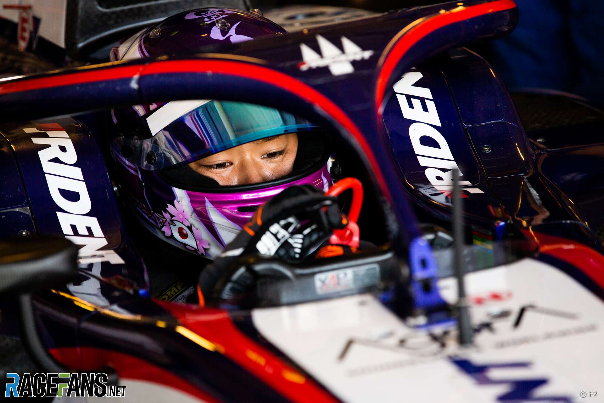 Marino Sato, Trident, Formula 2 test, Yas Marina, 2019