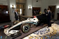 First pictures: Mercedes presents its 2020 livery in London