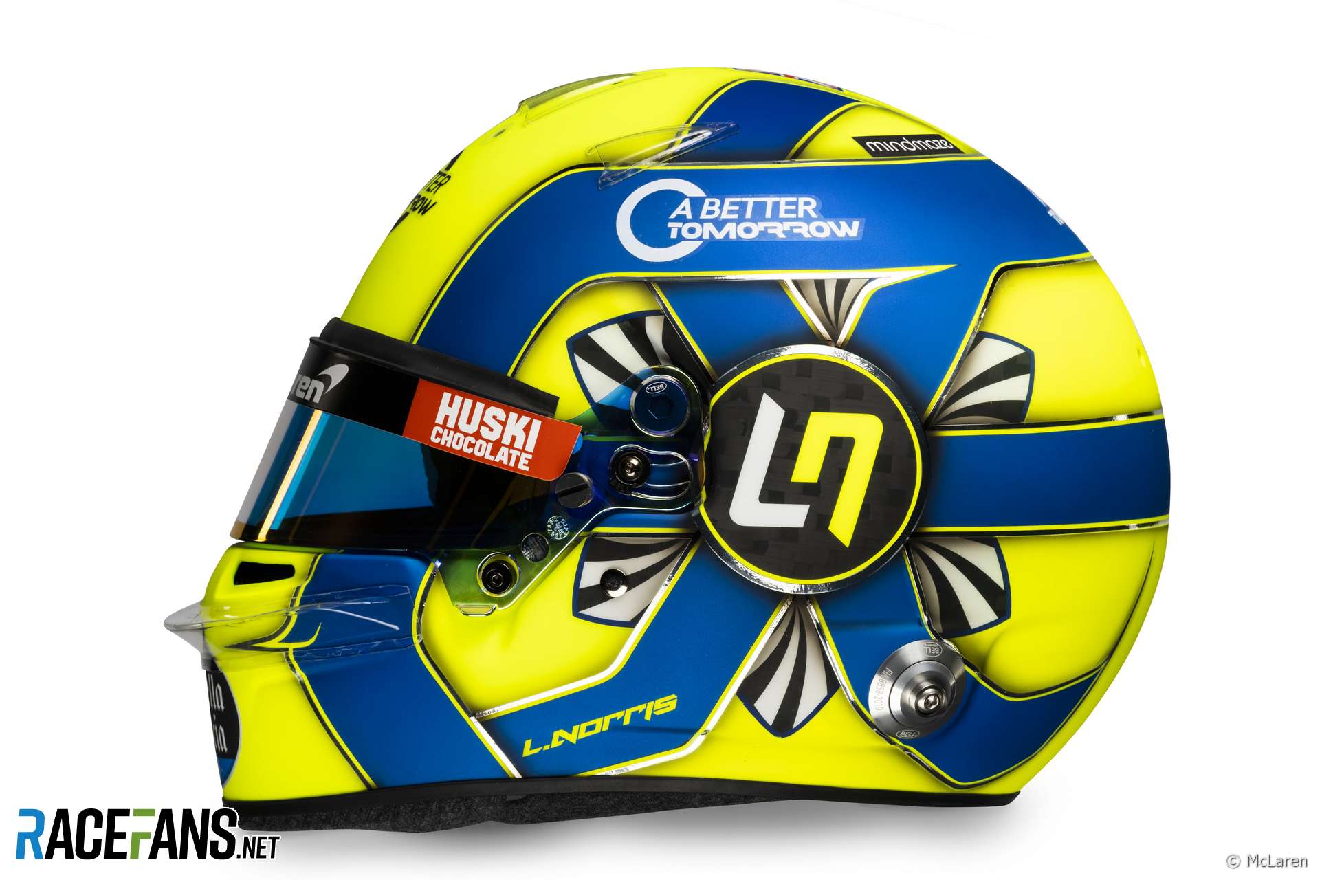 Lando Norris 2020 helmet · RaceFans
