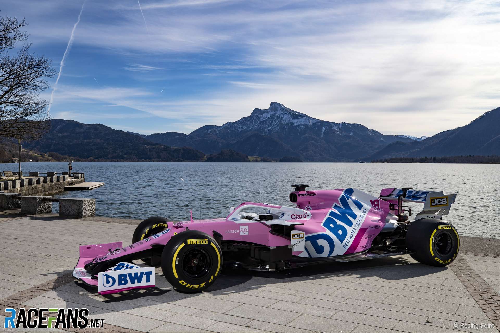 Racing Point 2020 livery on show car