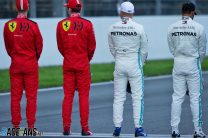 Sebastian Vettel, Charles Leclerc, Valtteri Bottas, Lewis Hamilton, Circuit de Catalunya