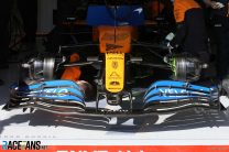 McLaren MCL35 front wing, Circuit de Catalunya