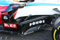 Williams FW43 barge board, Circuit de Catalunya, 2020