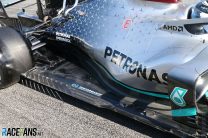 Mercedes AMG F1 Engine cover and floor